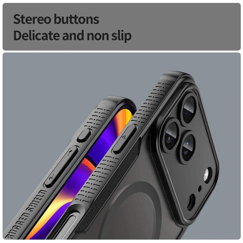 iPhone 17 Pro - Translucent ForgeCore Magnetic Armor Phone Case ...