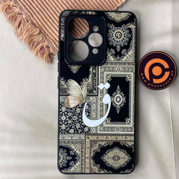 Realme 15 - Persian Calligraphy Art 19 - Alphabet (ق) - Premium Metal Printed Soft Bumper Shock Proof Case CS-43274