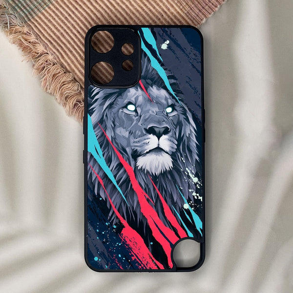 Nothing CMF Phone 2 Pro - Abstract Animated Lion - Premium Metal Printed Soft Bumper Shock Proof Case