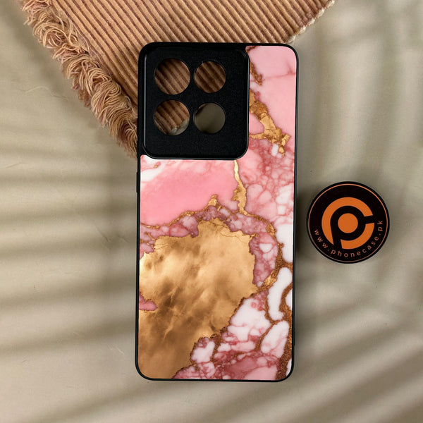 Motorola Moto G86 - Pink Marble 2.0 Design 7 - Premium Metal Printed Soft Bumper Shock Proof Case