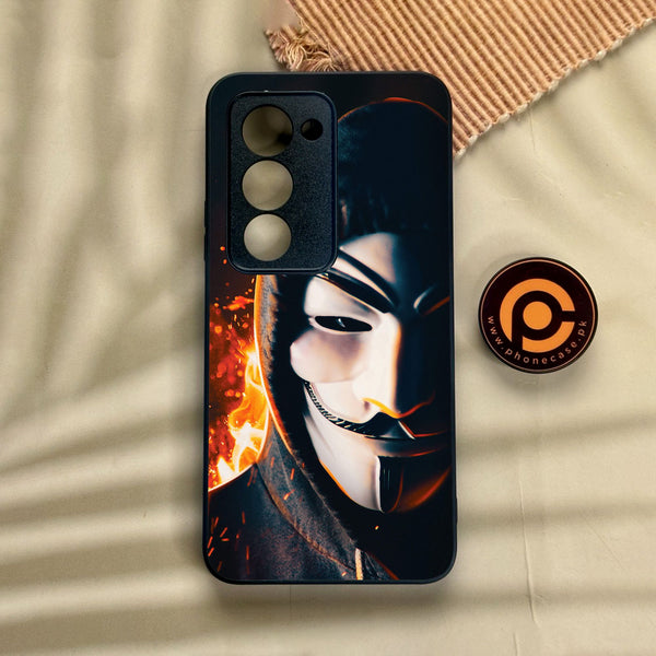 Xiaomi Redmi 15 - Anonymous 2.0 Design 6 - Premium Metal Printed Soft Bumper Shock Proof Case