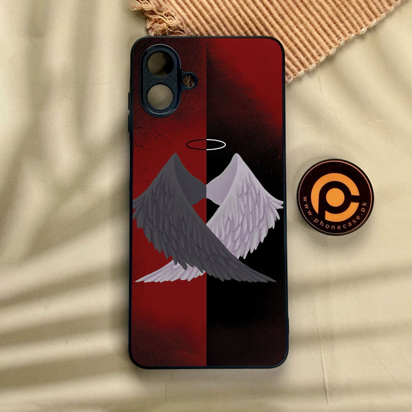 Samsung Galaxy A07 - Angel 2.0 Design 7 - Premium Metal Printed Soft Bumper Shock Proof Case