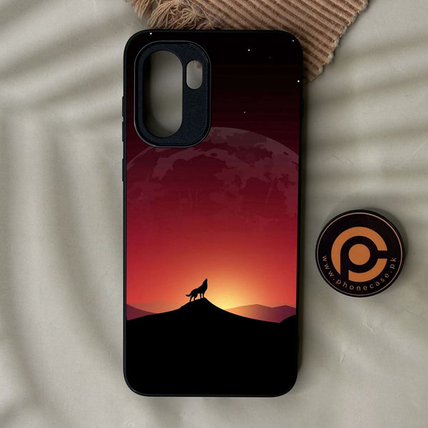 OnePlus Ace 6 - Wolf Design 4 - Premium Metal Printed Soft Bumper Shock Proof Case