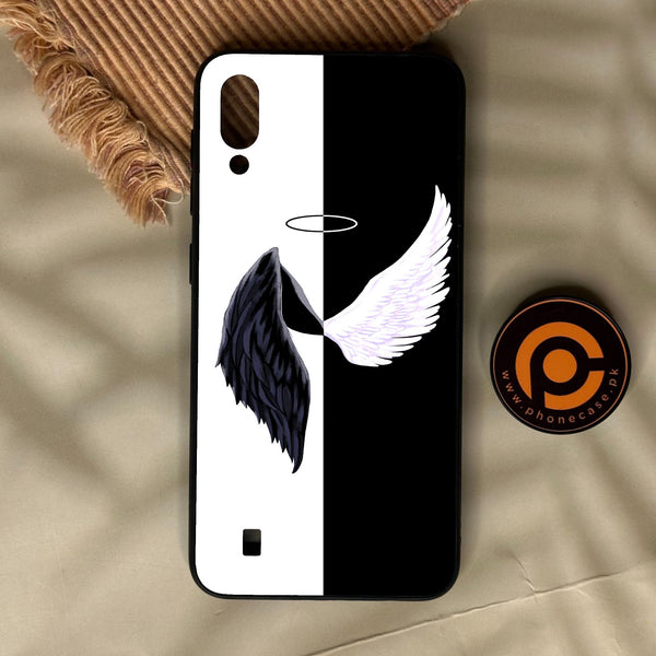 Samsung Galaxy M10 - Angel 2.0 Design 5 - Premium Metal Printed Soft Bumper Shock Proof Case