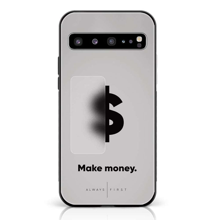 Samsung Galaxy S10 5G  - Dollar Design 9 - Premium Printed Glass soft Bumper shock Proof Case CS-18271 CS-11835 CS-14191