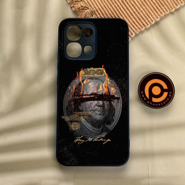 Oppo A6 Pro - Dollar Design 10 - Premium Metal Printed Soft Bumper Shock Proof Case