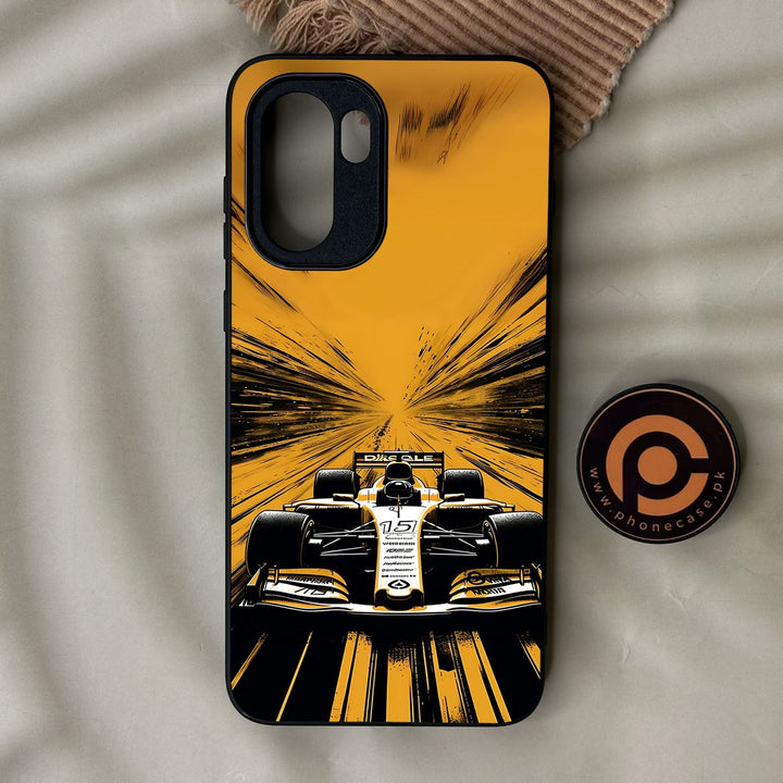 OnePlus Ace 6 - Formula 1 Design 4 - Premium Metal Printed Soft Bumper Shock Proof Case