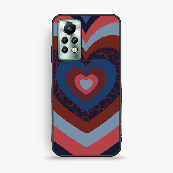Infinix Note 11 Pro - Heart 2.0 Design 2 - Premium Metal Printed Soft Bumper Shock Proof Case