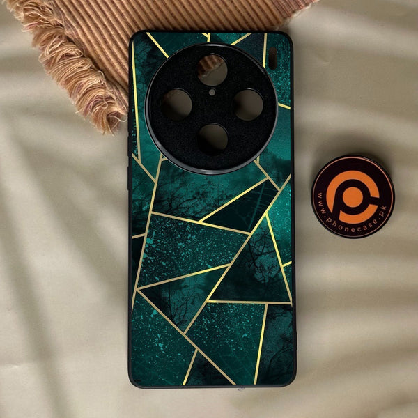 Vivo x100 Pro - Geometric Design 9 - Premium Metal Printed Soft Bumper Shock Proof Case