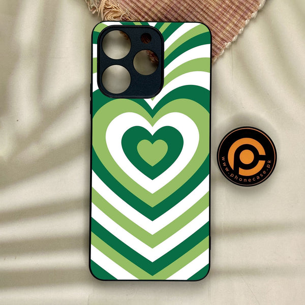 Realme Note 70 - Heartbeat Design 4 - Premium Metal Printed Soft Bumper Shock Proof Case