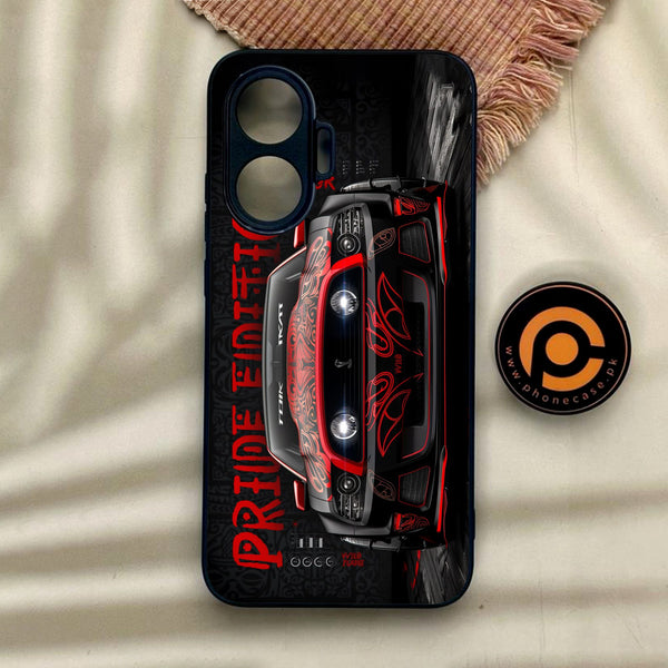 Xiaomi Redmi Turbo 4 Pro - Cobra X Racing Car - Premium Metal Printed Soft Bumper Shock Proof Case