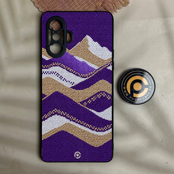Redmi K40 Gaming - Classic Weave Design 14 - Premium Metal Printed Soft Bumper Shock Proof Case