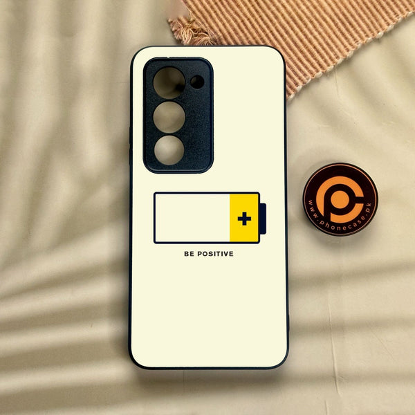 Xiaomi Redmi 15 - Be Positive Design - Premium Metal Printed Soft Bumper Shock Proof Case