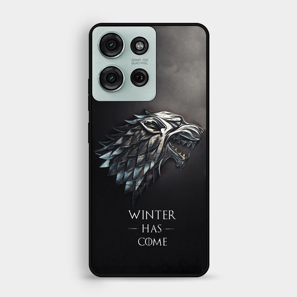 Motorola Moto G75 - Winter Has Come Got - Premium Metal Printed Soft Bumper Shock Proof Case