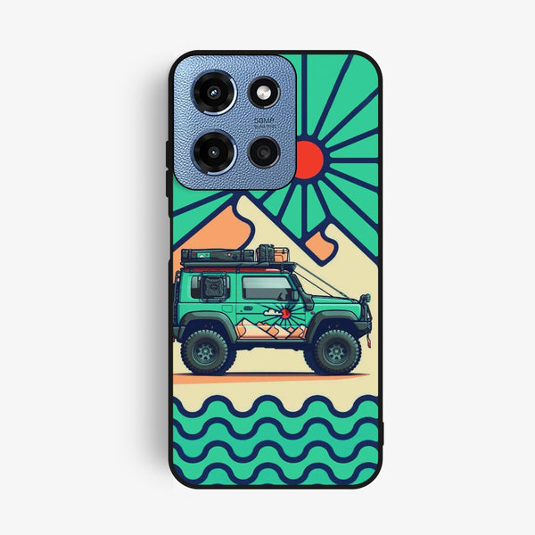 Motorola G Power 2025 - Suzuki Jimny Design - Premium Metal Printed Soft Bumper Shock Proof Case