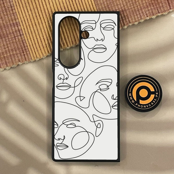 Samsung Galaxy Z Fold 8 - Girls Design 3 - Premium Metal Printed Soft Bumper Shock Proof Case