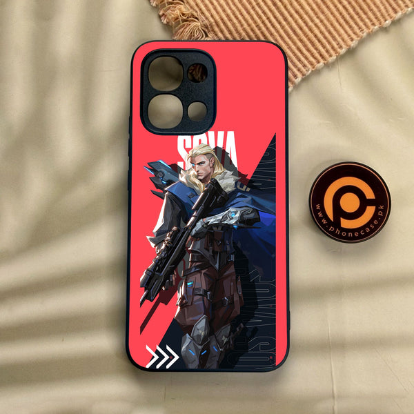 Oppo A6 Pro - Battle-Ready Design 7 - Premium Metal Printed Soft Bumper Shock Proof Case