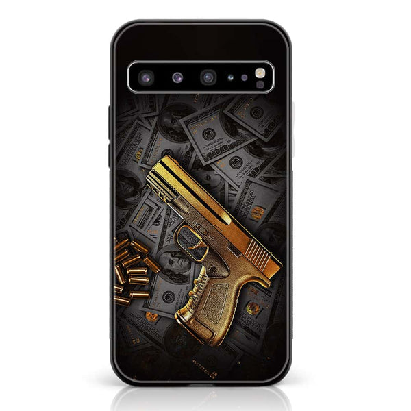 Samsung Galaxy S10 5G  - Dollar Design 7 - Premium Printed Glass soft Bumper shock Proof Case CS-17865