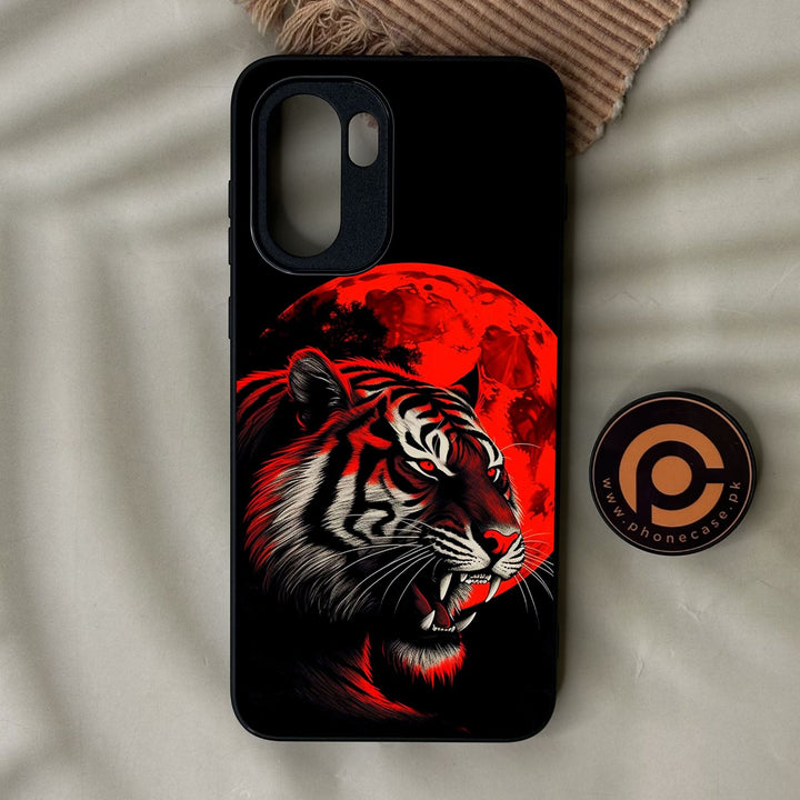 OnePlus Ace 6 - Tiger 2.0 Design 8 - Premium Metal Printed Soft Bumper Shock Proof Case