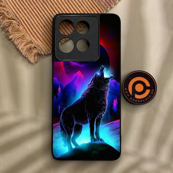 Motorola Moto G56 - Wolf Design 2 - Premium Metal Printed Soft Bumper Shock Proof Case