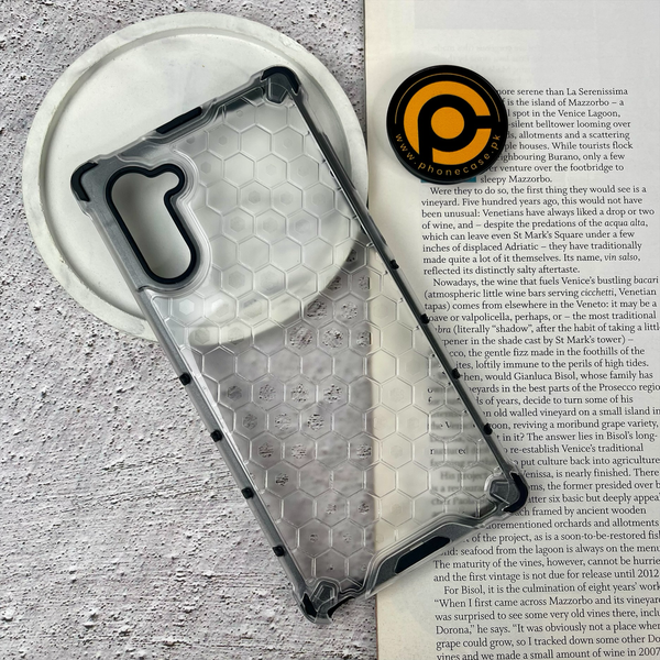 Galaxy Note 10 Airbag Shockproof Hybrid Armor Honeycomb Transparent Cover