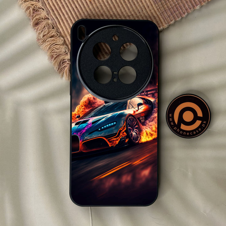 Vivo X300 Pro - Racing Design 4 - Premium Metal Printed Soft Bumper Shock Proof Case