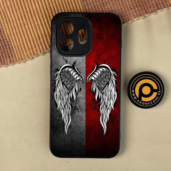 OnePlus 15T - Angel Wings Design 2 - Premium Metal Printed Soft Bumper Shock Proof Case