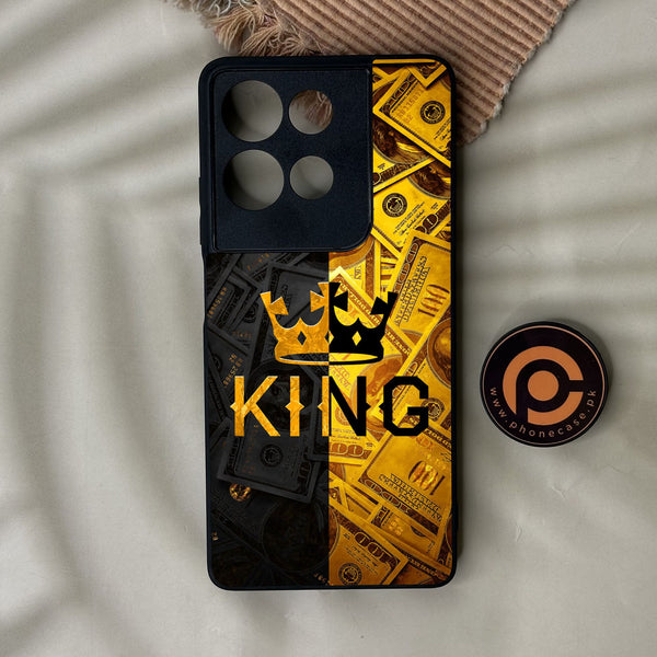 Motorola Moto G75 - King Design 9 - Premium Metal Printed Soft Bumper Shock Proof Case