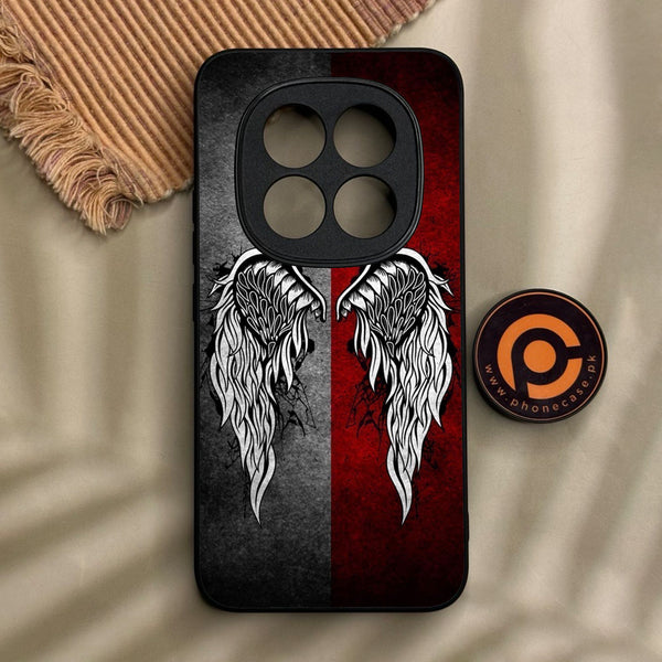 Xiaomi Redmi Note 15 Pro Plus - Angel Wings Design 2 - Premium Metal Printed Soft Bumper Shock Proof Case