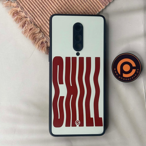 OnePlus 8 - Chill Design - Premium Metal Printed soft Bumper Shock Proof Case CS-43430