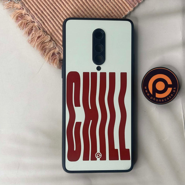 OnePlus 8 - Chill Design - Premium Metal Printed soft Bumper Shock Proof Case CS-43430