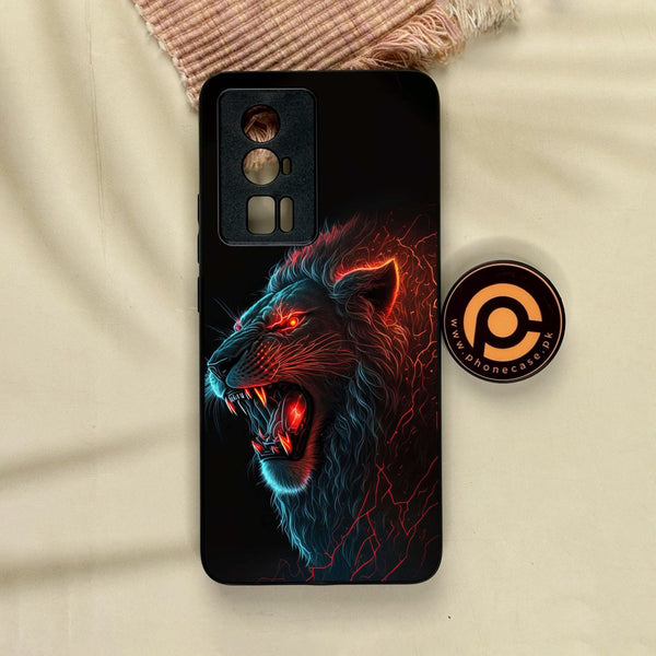 Xiaomi Redmi K60 Pro - Tiger 2.0 Design 6 - Premium Metal Printed Soft Bumper Shock Proof Case