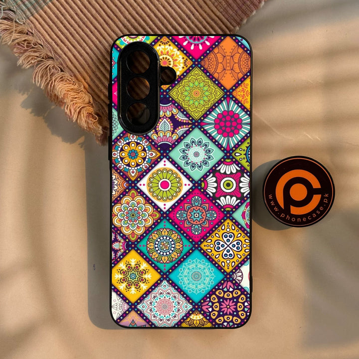 Samsung Galaxy A57 5G - Mandala Art Design - Premium Metal Printed Soft Bumper Shock Proof Case