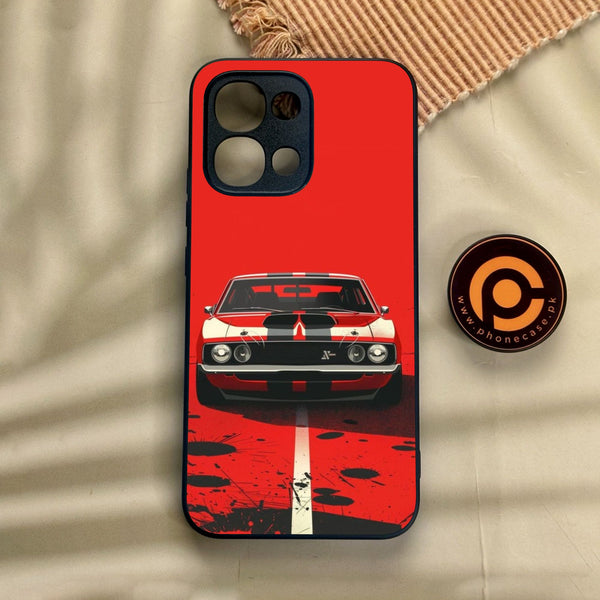 Oppo A6 Pro - Classic Racer Vibes - Premium Metal Printed Soft Bumper Shock Proof Case
