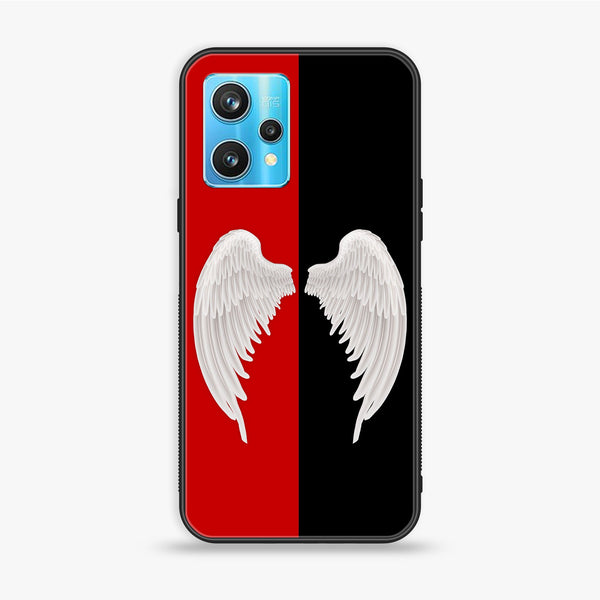 Realme 9 Pro - Angel Wings 2.0 Design 4- Premium Printed Glass soft Bumper shock Proof Case CS-28813
