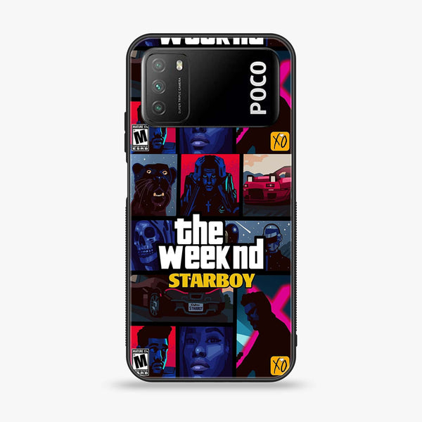 Xiaomi Poco M3 - The Weeknd Star Boy - Premium Printed Glass soft Bumper Shock Proof Case CS-14207 CS-14920