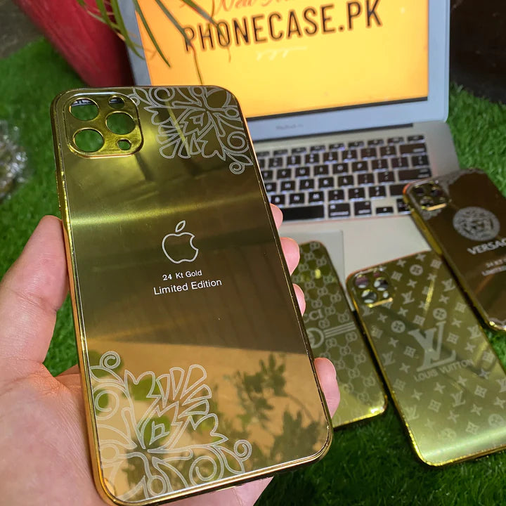 iPhone 11 Pro Gold Platted Shock Proof Case