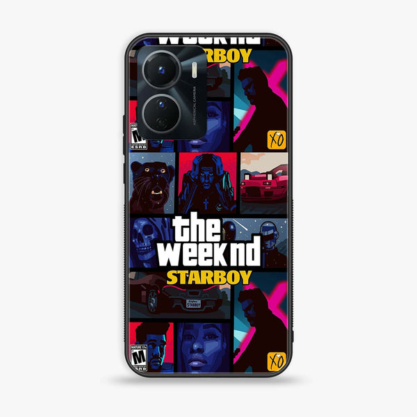 Vivo Y16 - The Weeknd Star Boy - Premium Printed Glass soft Bumper Shock Proof Case