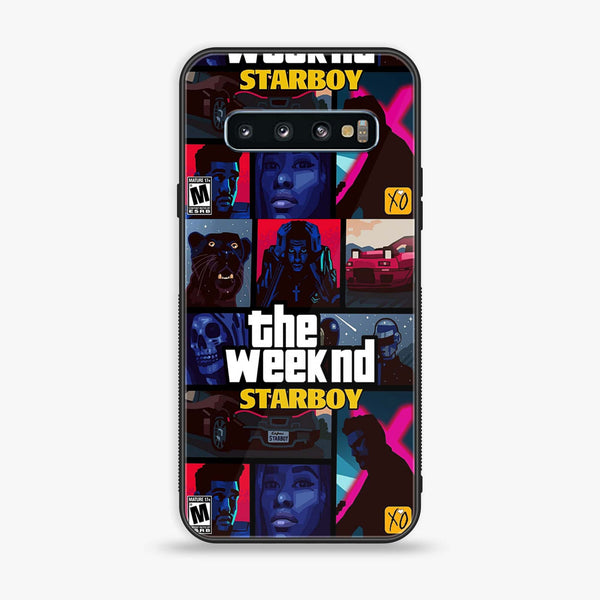 Samsung Galaxy S10 - The Weeknd Star Boy - Premium Printed Glass soft Bumper Shock Proof Case