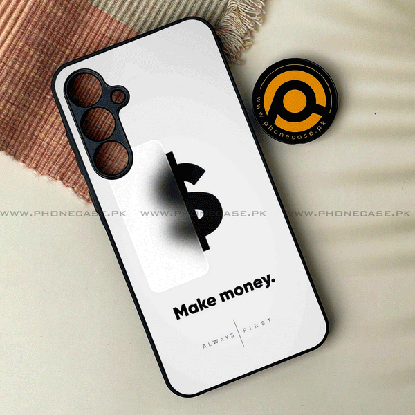Samsung Galaxy A14 - Dollar Design 9 - Premium Printed Glass soft Bumper shock Proof Case CS-43393