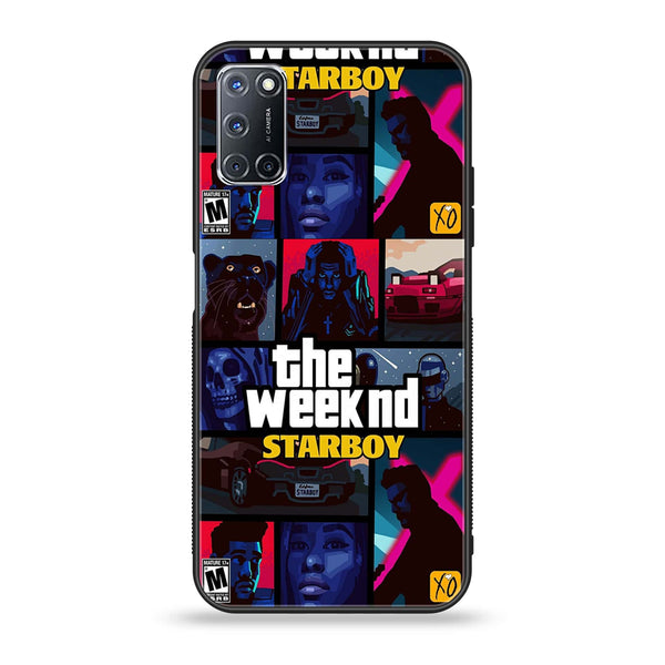 Oppo A52 - The Weeknd Star Boy - Premium Printed Glass soft Bumper Shock Proof Case