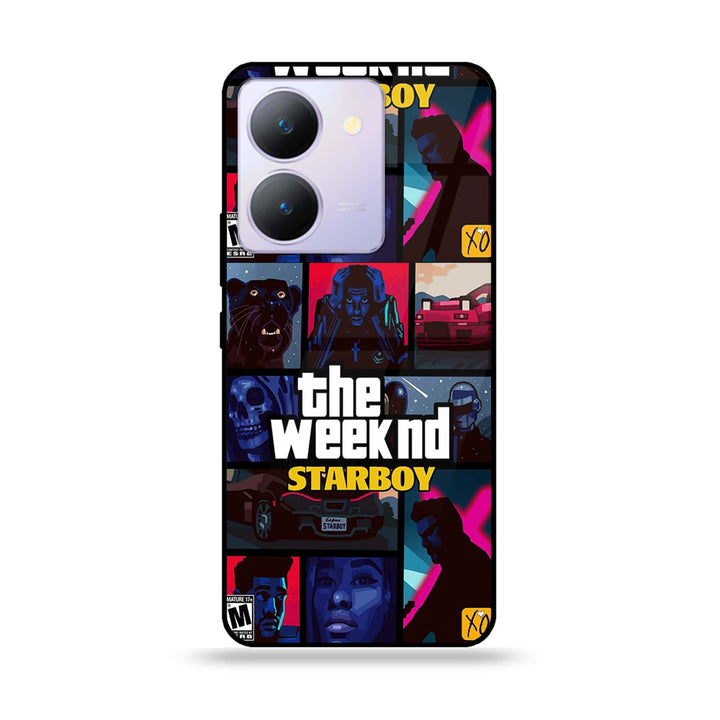 Vivo Y27s - The Weeknd Star Boy - Premium Printed Glass soft Bumper Shock Proof Case