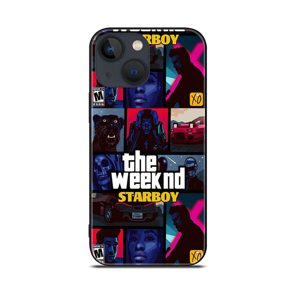 iPhone 14 - The Weeknd Star Boy - Premium Printed Glass soft Bumper shock Proof Case