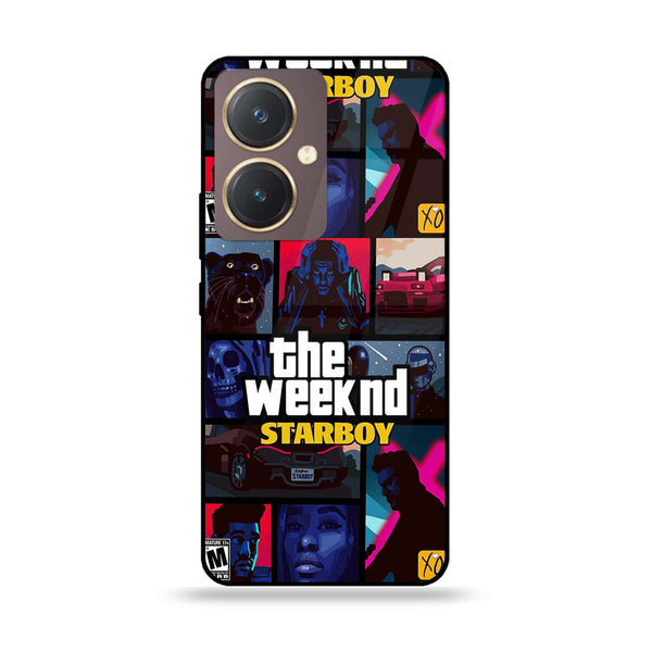 Vivo Y27 - The Weeknd Star Boy - Premium Printed Glass soft Bumper shock Proof Case
