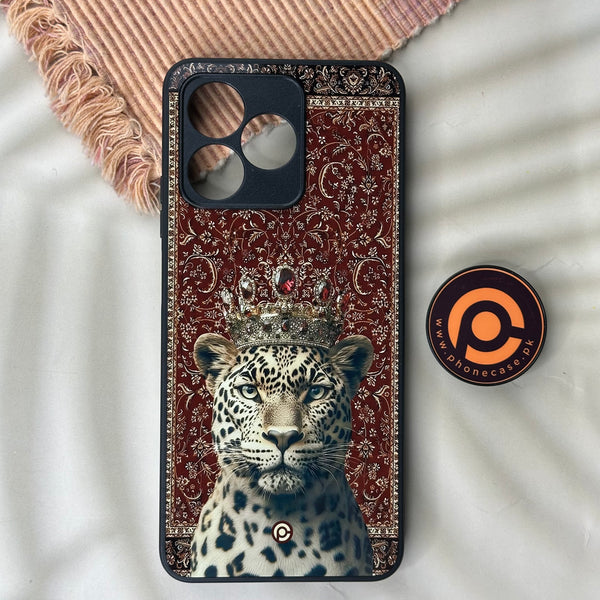 Realme C53 - Persian Calligraphy Art 21 - Leopard - Premium Printed Glass soft Bumper shock Proof Case CS-42840