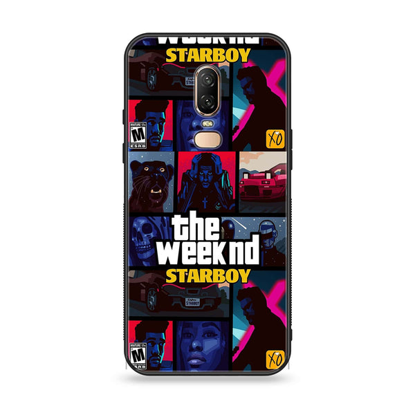 OnePlus 6 - The Weeknd Star Boy - Premium Printed Glass soft Bumper Shock Proof Case
