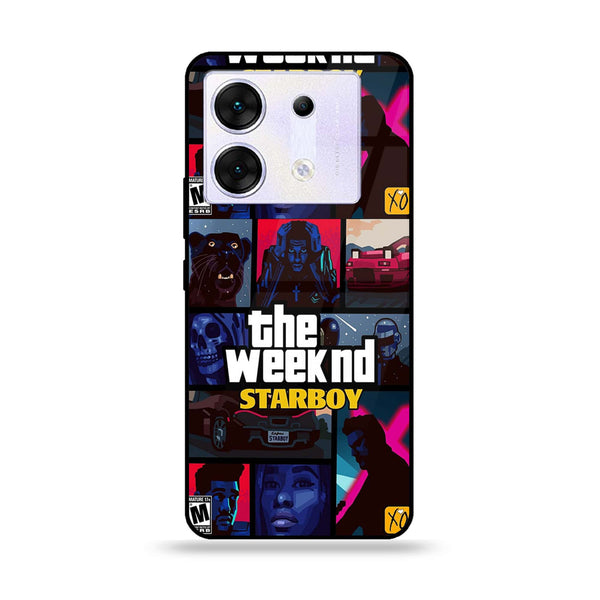 Infinix Zero 30 5G - The Weeknd Star Boy - Premium Printed Glass soft Bumper Shock Proof Case
