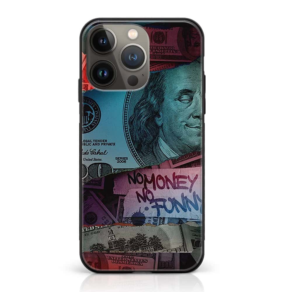 iPhone 12 Pro - Dollar Series - Premium Metal Printed soft Bumper shock Proof Case