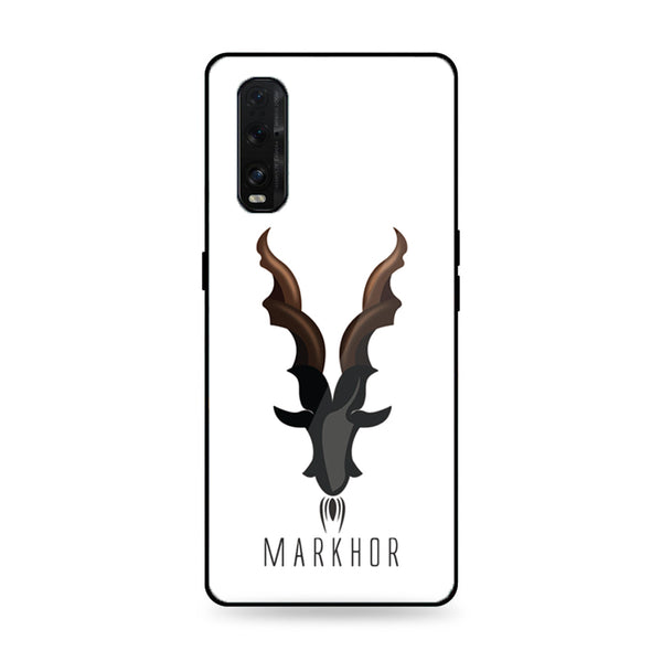Oppo Find X2 Pro -Markhor Series - Premium Printed Glass soft Bumper shock Proof Case