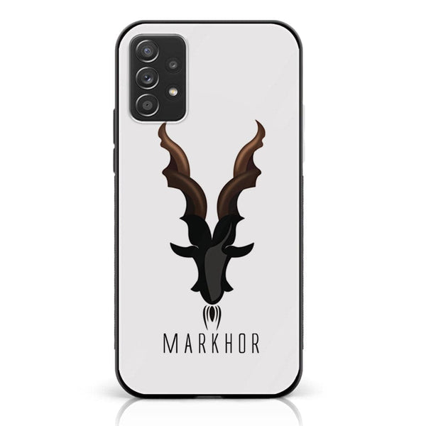 Samsung Galaxy A53 - Markhor Design 2 - Premium Printed Glass soft Bumper shock Proof Case CS-19672